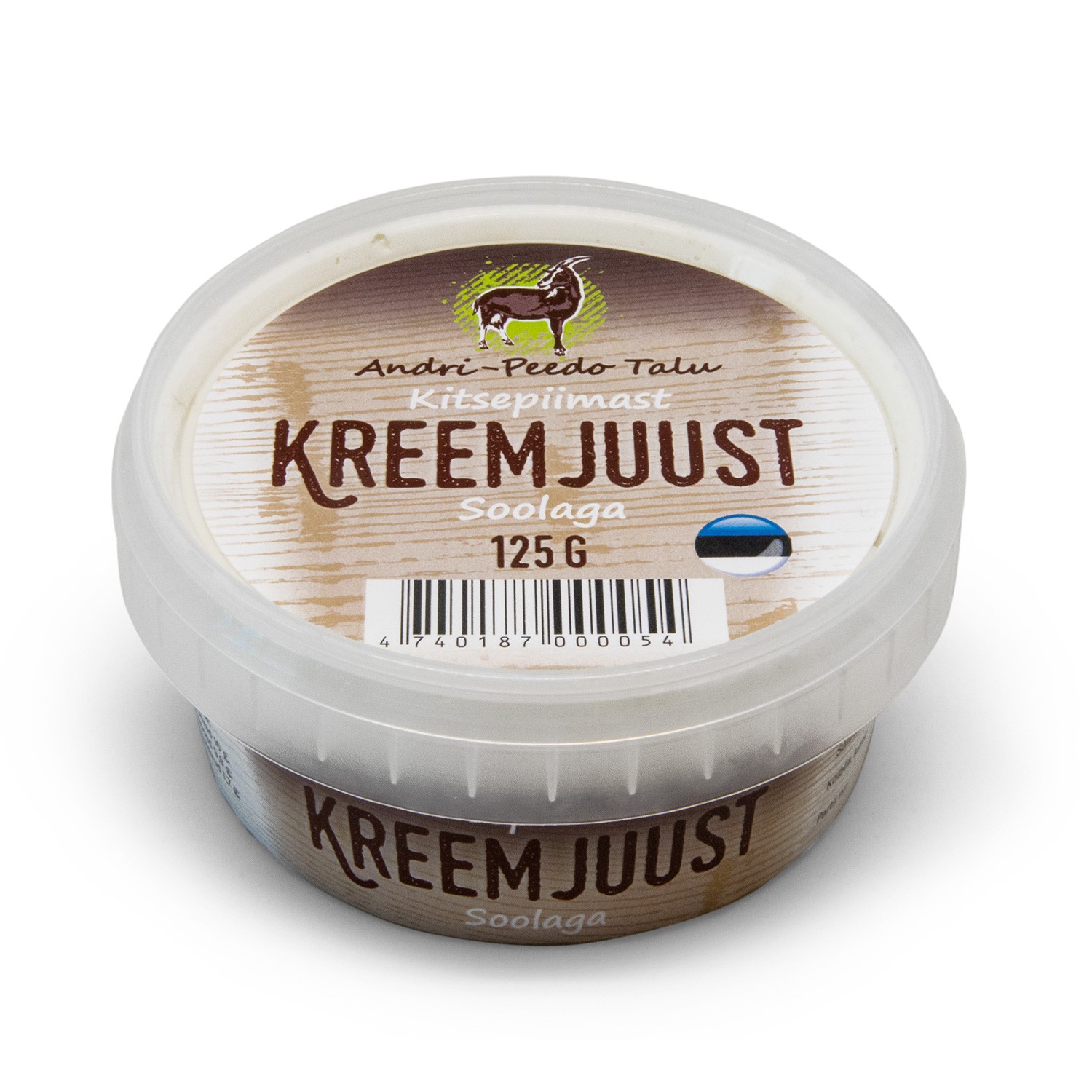 Kreemjuust soolaga 125g