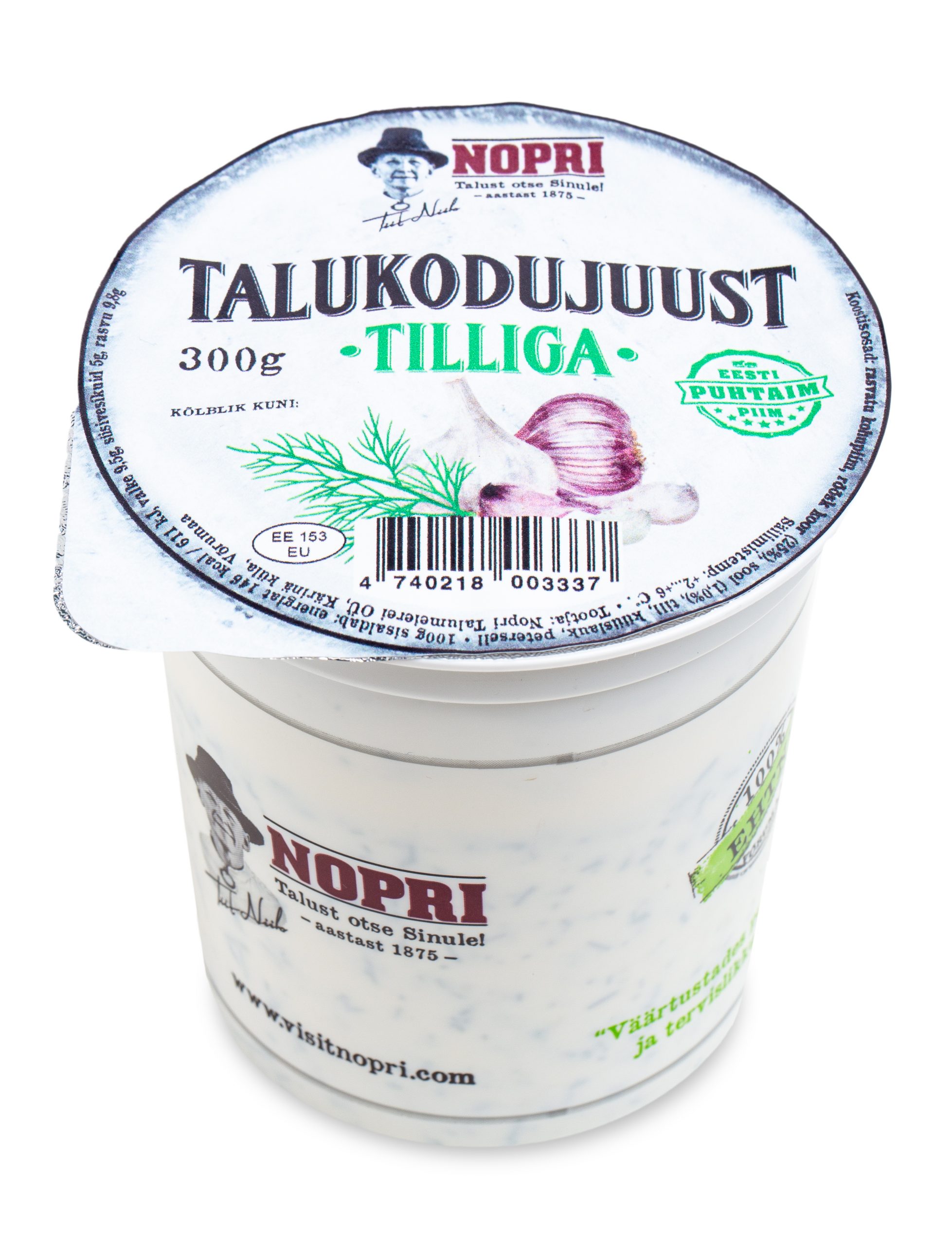 Kodujuust tilliga