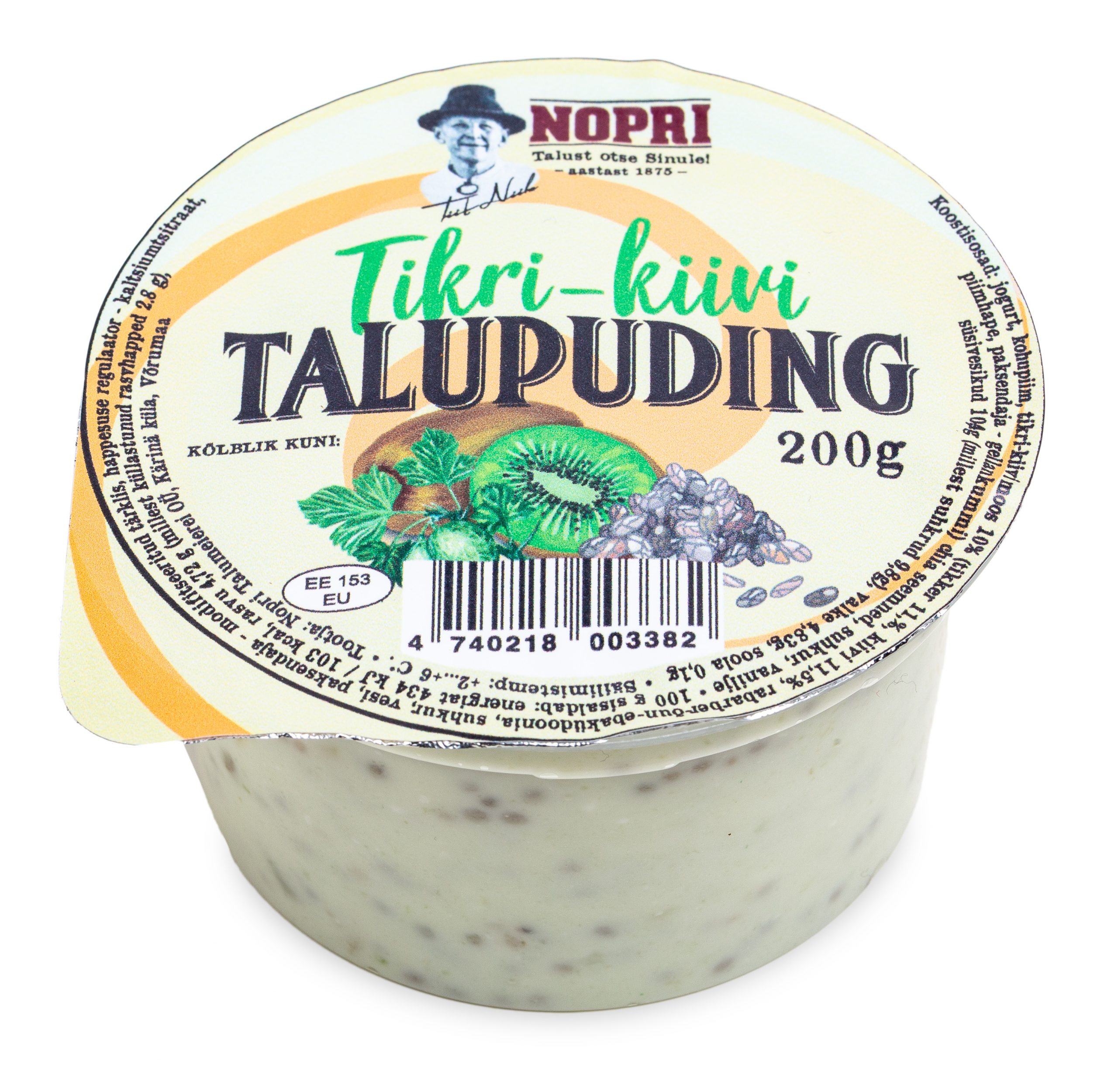 Tikri-kiivi talupuding