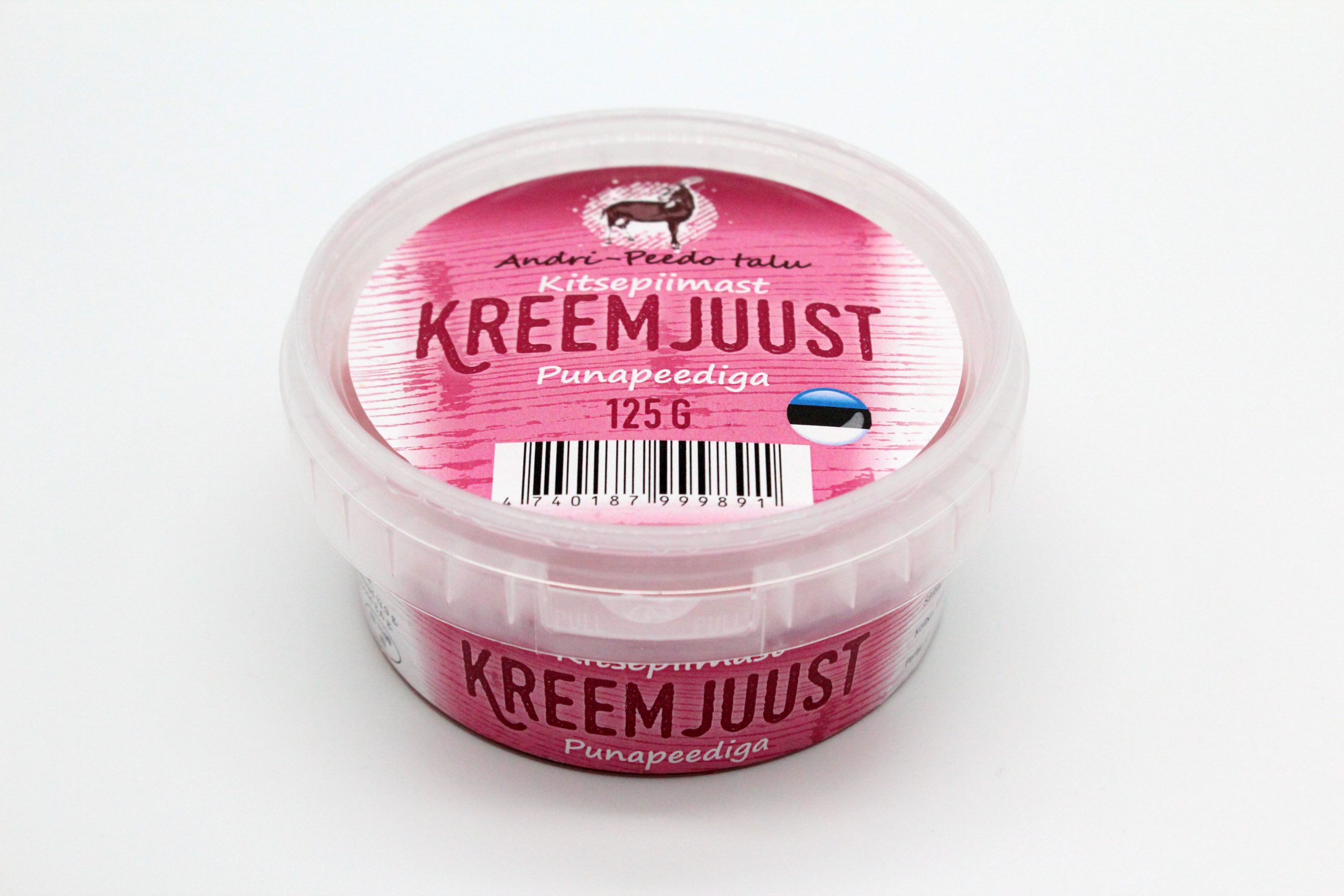 Kreemjuust punapeediga 125g