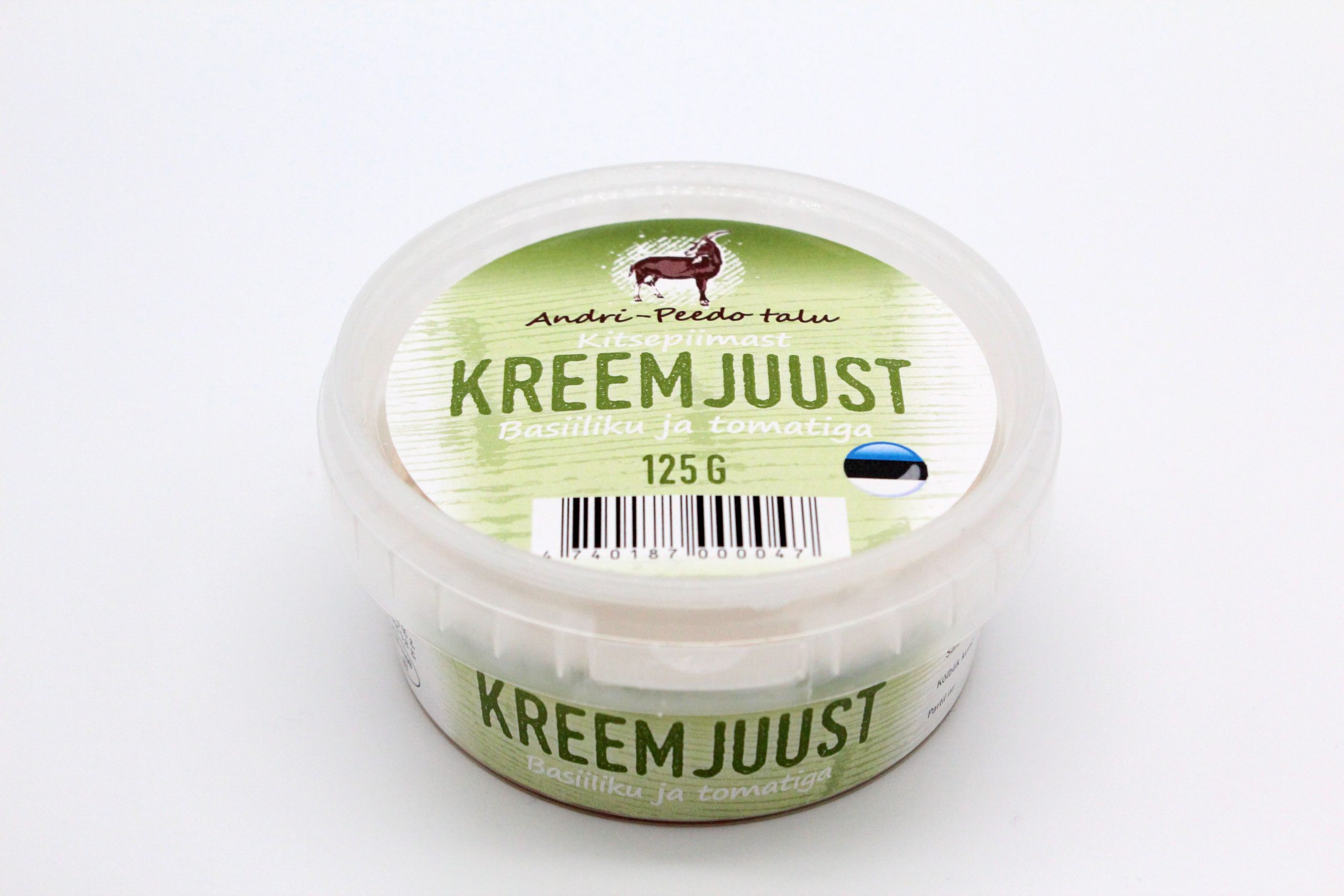 kreemjuust basiiliku-tomati 125g
